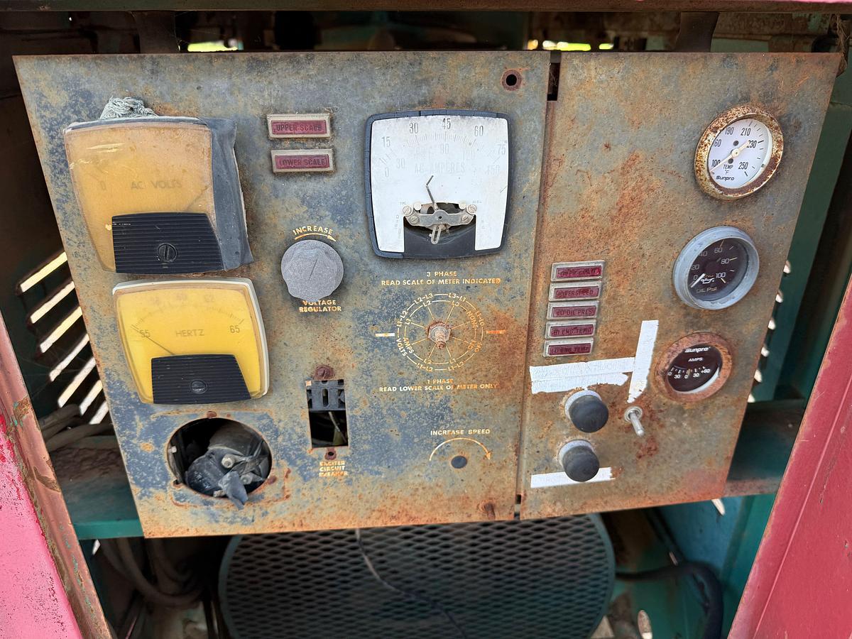 Used 30-KW DIESEL GENERATOR SET P/B JOHN DEERE 4219DF ENGINE