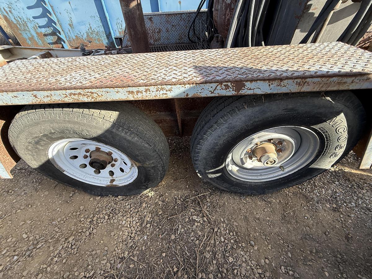 Used SHOP MADE 10’ T/A 2-STATION BUMPER PULL ACCUMULATOR TRAILER