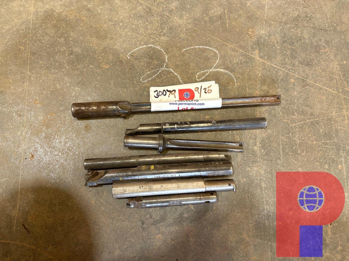 Used (7) ASSORTED SMALL DIAMETER BORING BARS FOR LATHE