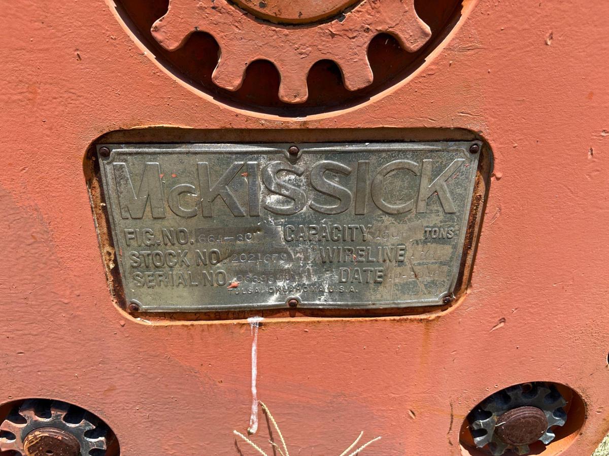 Used MCKISSICK 664-30 150 ton 4-sheave block