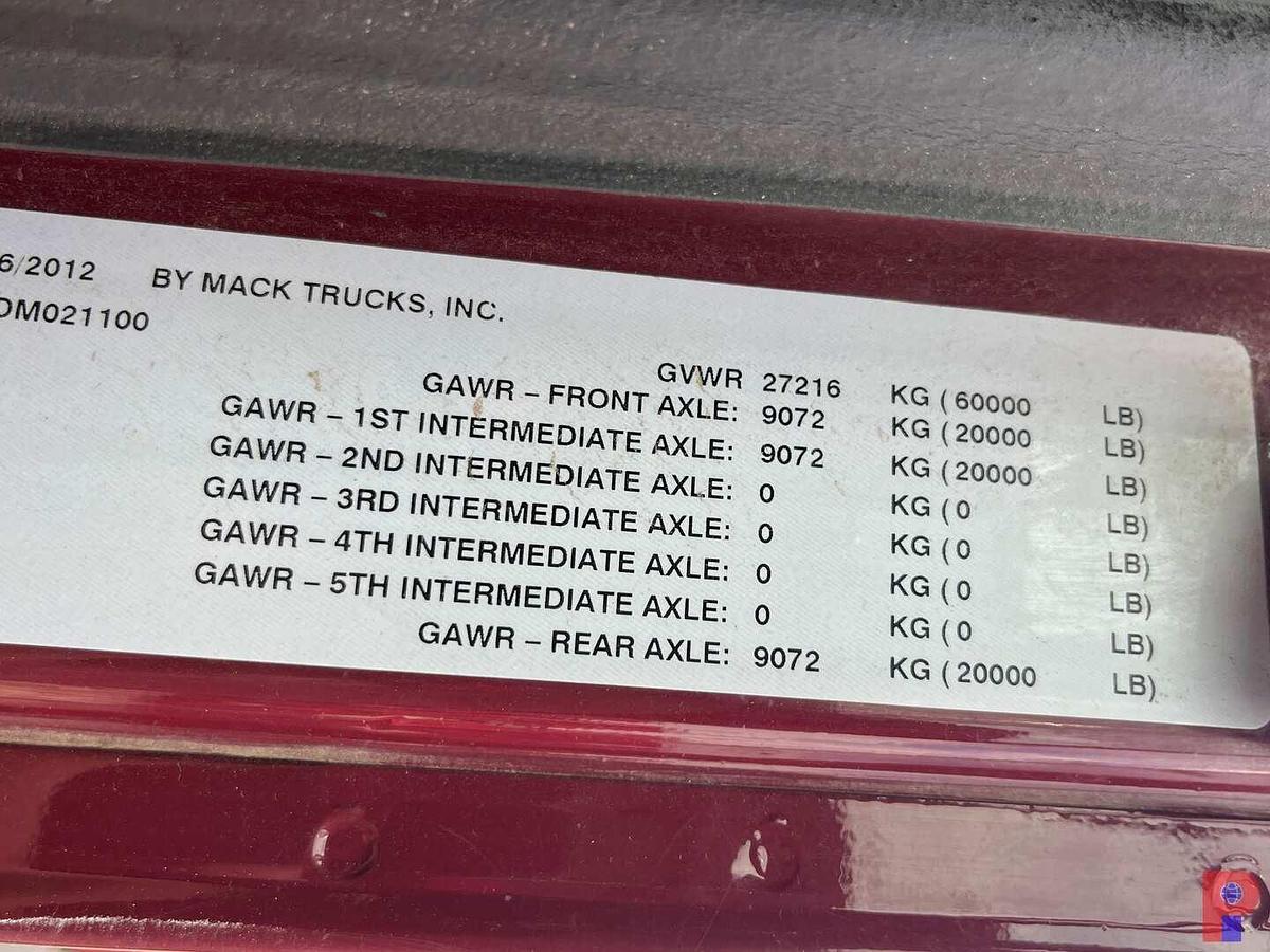 Used 2013 MACK GRANITE T/A 80 BBL VACUUM TRUCK