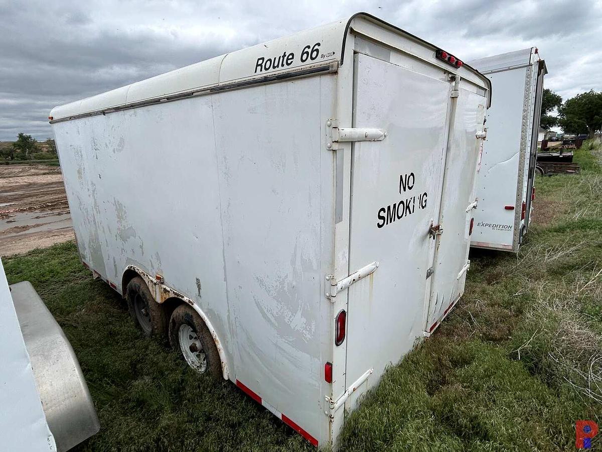 Used 2004 CM TRAILERS 15’ T/A CREW / DOGHOUSE BUMPER PULL TRAILER