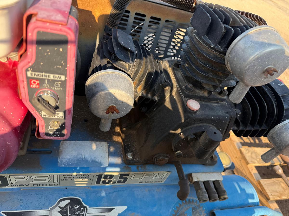 Used (2) GAS POWERED AIR COMPRESSORS
