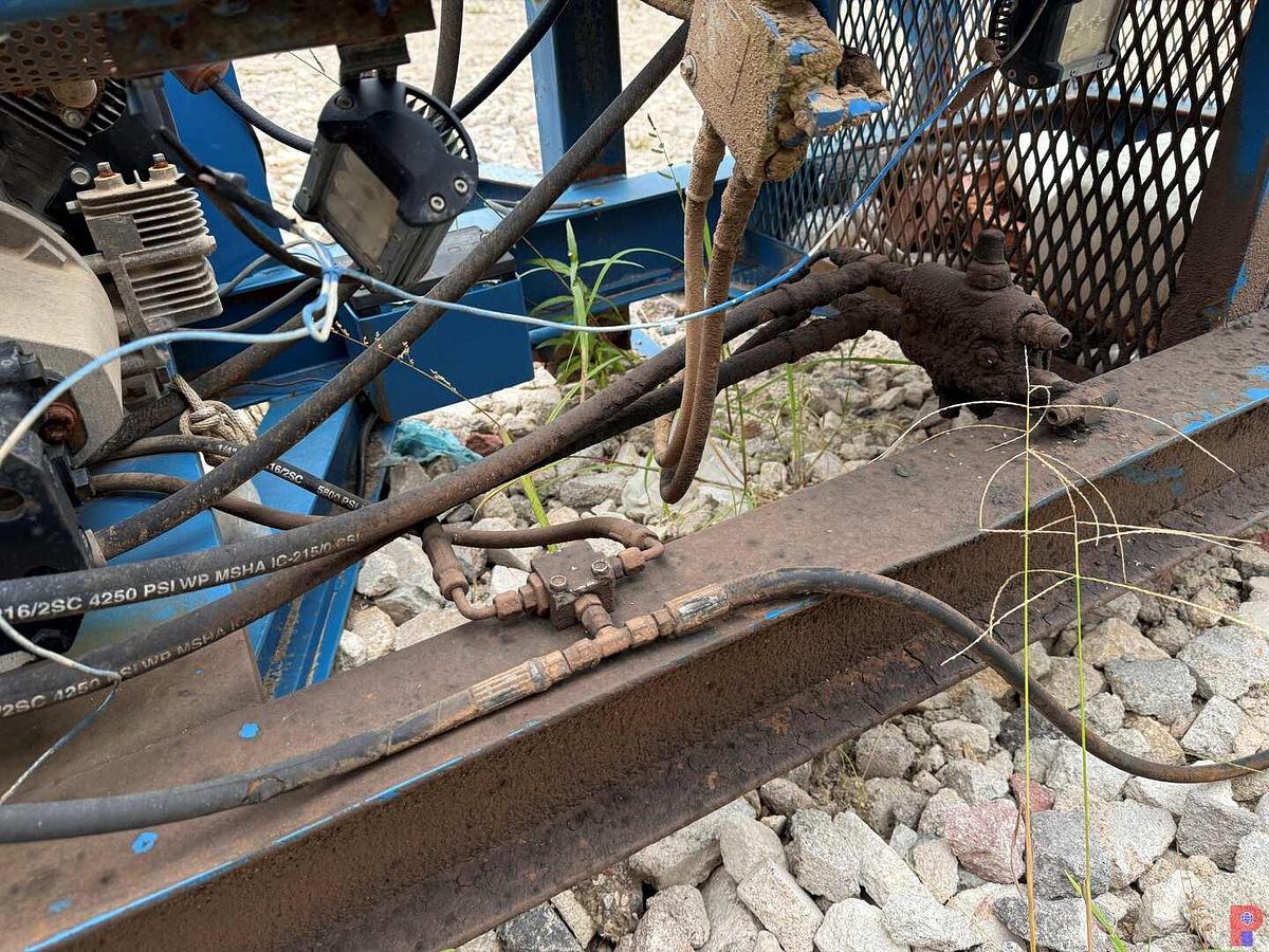 Used 2014 LUTTRELL WELDING SERVICES 19’ X 96” T/A BUMPER PULL HYDRAULIC REEL TRAILER