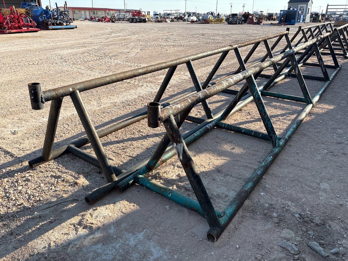 Used (2x$) 25’ x 36” triangle pipe racks