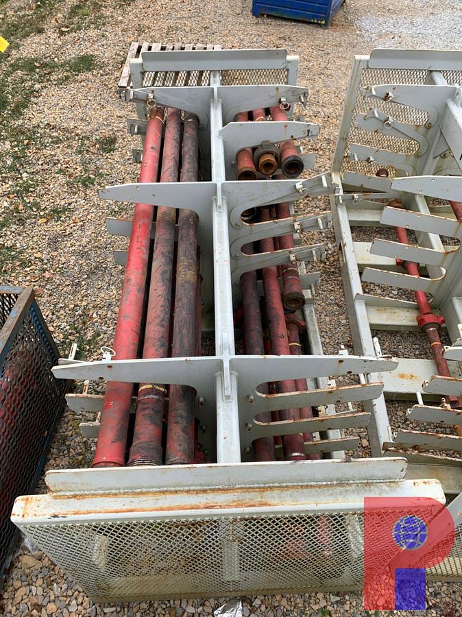 Used (25) (16) PUPS (9) 10’ JTS. OF 3” FIG 1502 15K WP FLOW IRON ON TRANSPORT RACK