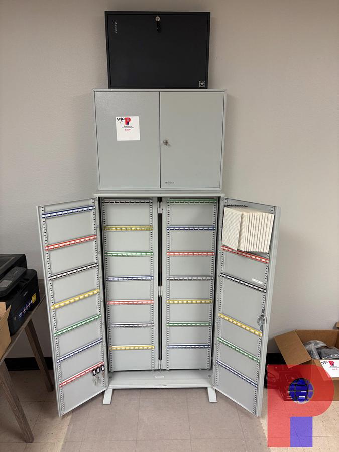 Used (3) BARSKA KEY STORAGE LOCKERS