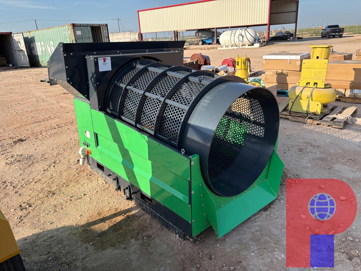 Used ERIE IND. GF480 ROTARY DRUM SCREEN