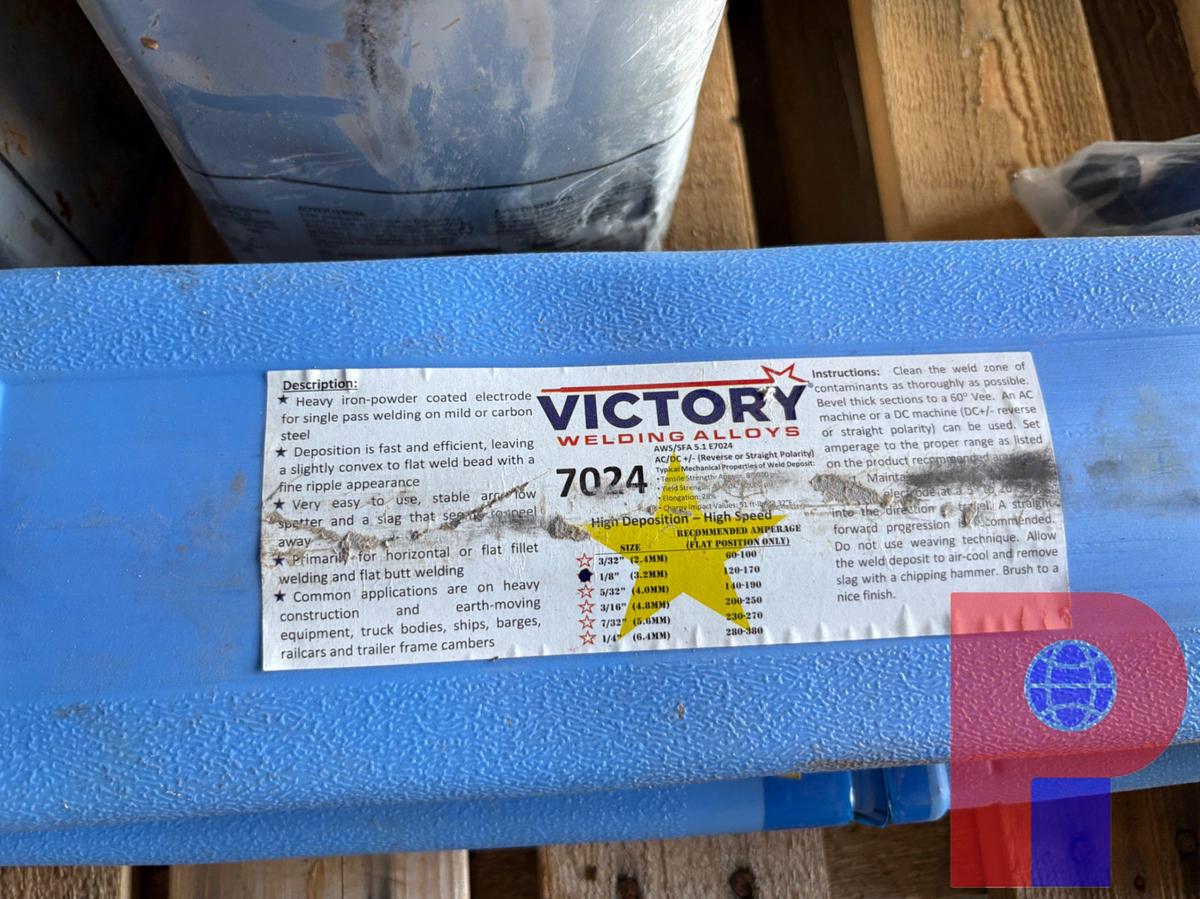 Used PALLET OF WELDING SUPPLIES