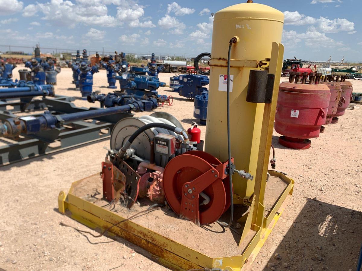 Used 6’ x 6’ x 7’ Skidded Air and Fueling Station