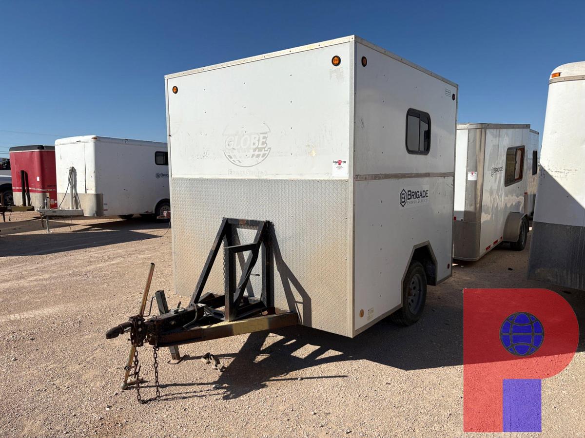 Used 2008 CARRIER TRAILER INC 8’ X 7’ S/A BUMPER PULL DOGHOUSE TRAILER