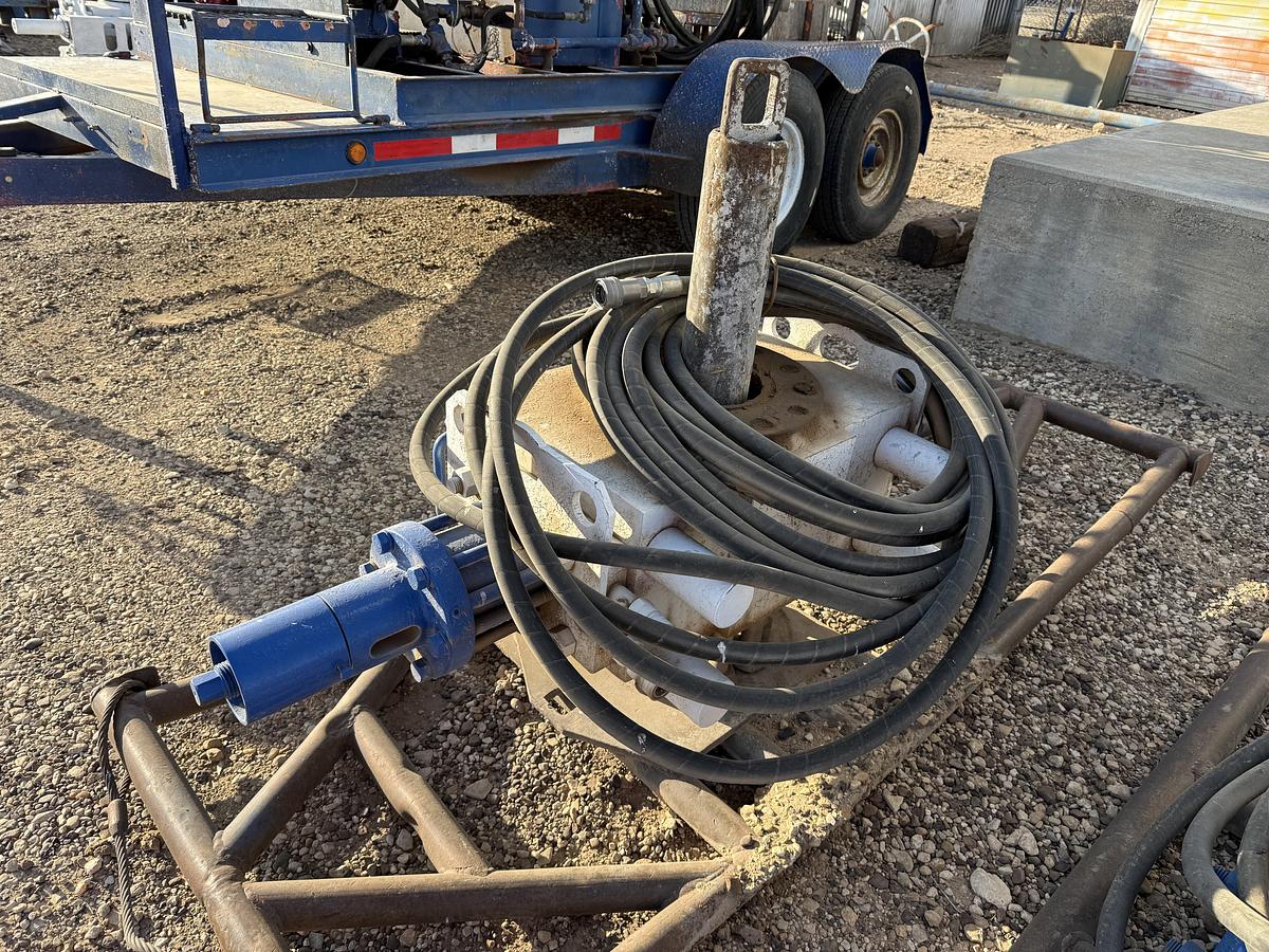 Used 7-1/16 X 5M 2-3/8 SGL STUD HYDRAULIC BLOWOUT PREVENTER, CHARTED