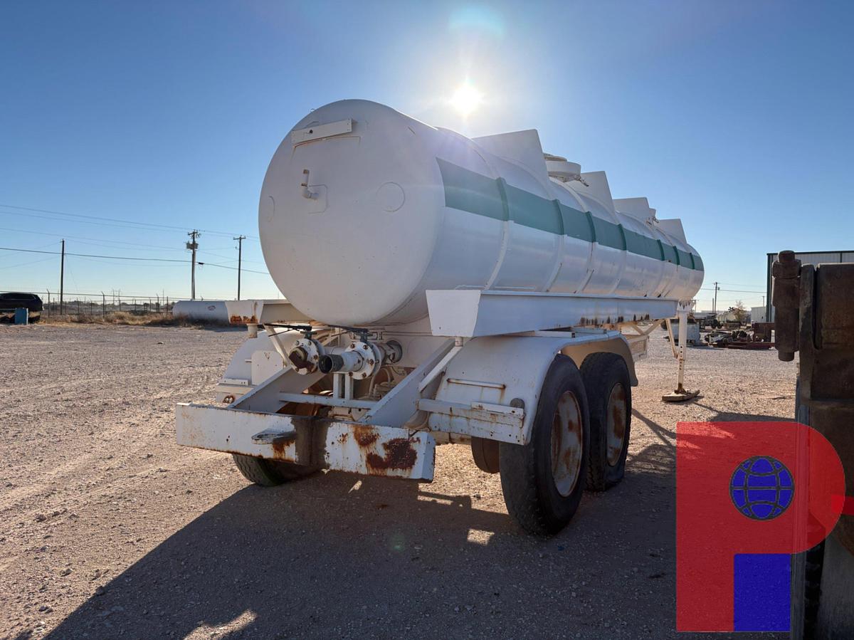 Used 130BBL 2-COMPARTMENT T/A FLUID HAUL TRAILER