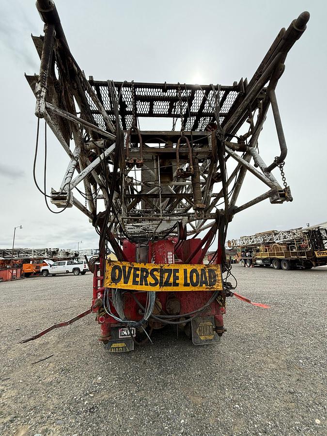 Used 1979 FRANKS EXPLORER III 1287/160 DTD-HT 96’-215K 4-AXLE WELL SERVICE WORKOVER RIG