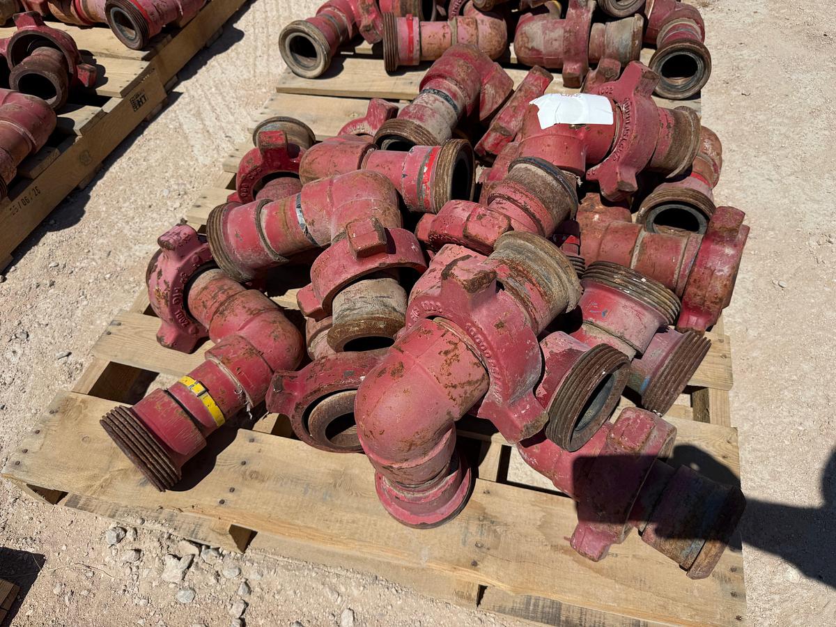 Used PALLET W/ (13) 3” FIG 1002 10K WP ELBOWS