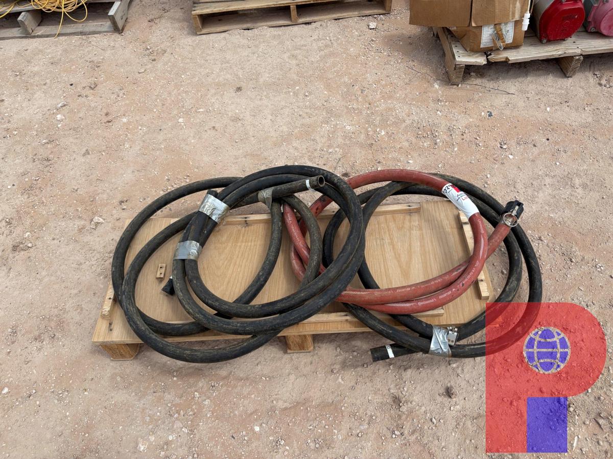 Used (2) PALLETS OF 1” HOSE & ASSORTED SIZE HOSE FITTINGS