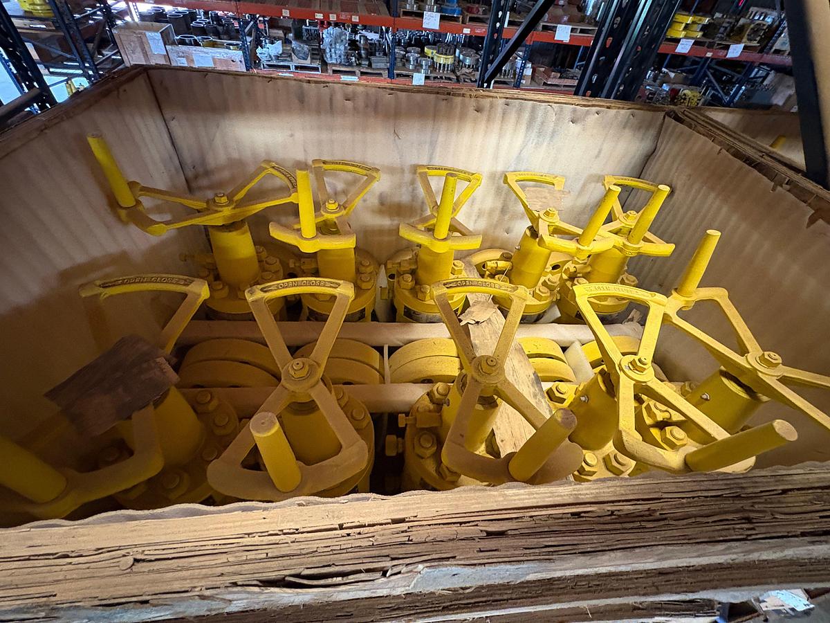 Used (10x$) unused 2-9/16” 5k gate valves
