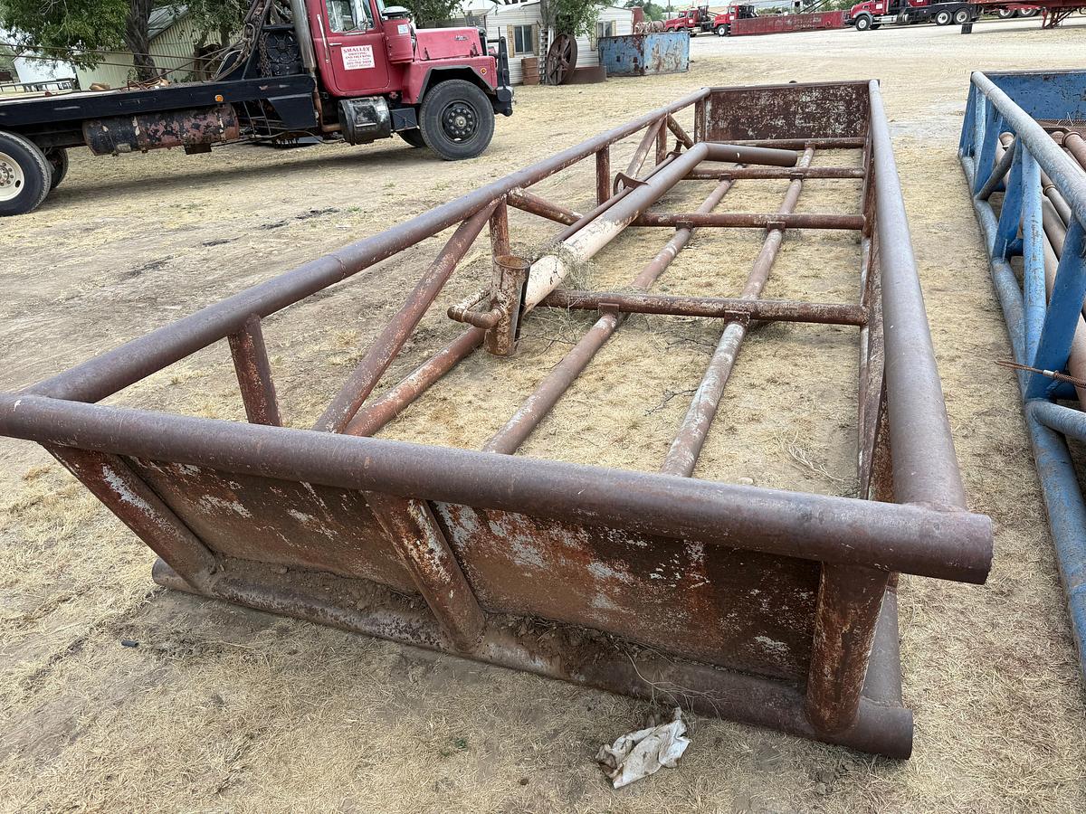 Used 35’ x 8’ x 3’ SKIDDED PIPE TUB