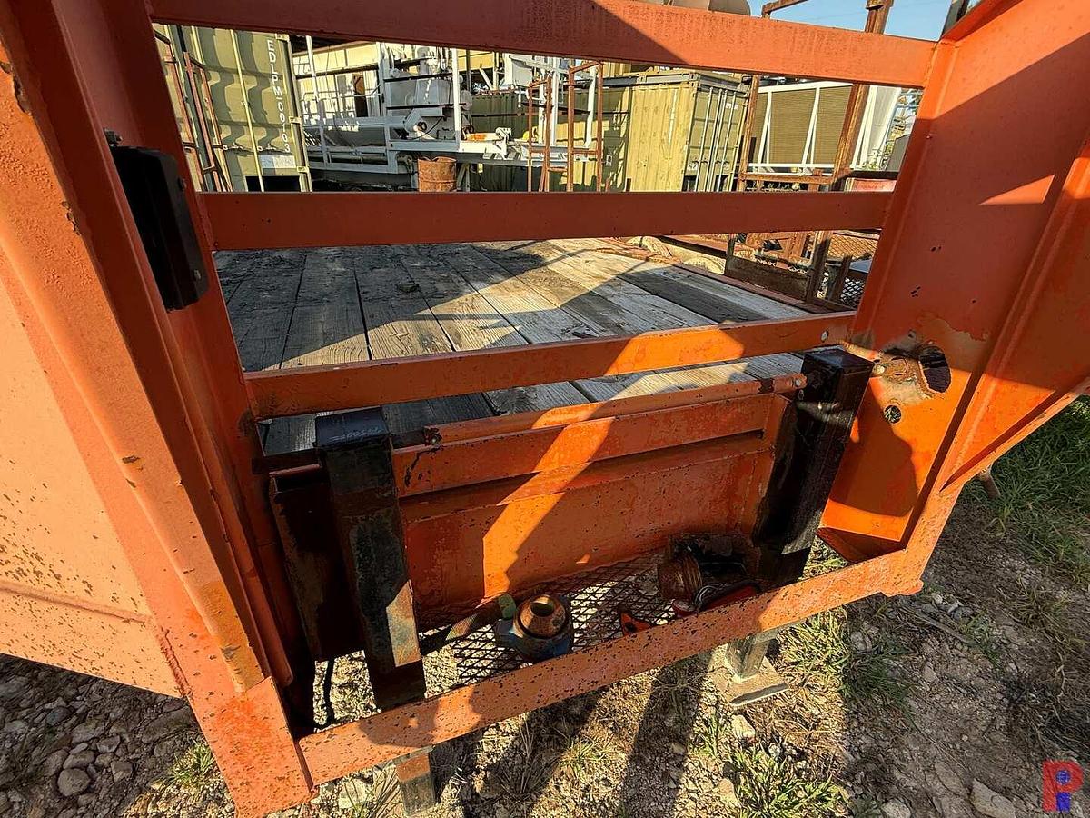 Used 2011 CENTEX TRAILERS 16’ X 102” T/A SGL. WHL. FLATBED GOOSENECK TRAILER