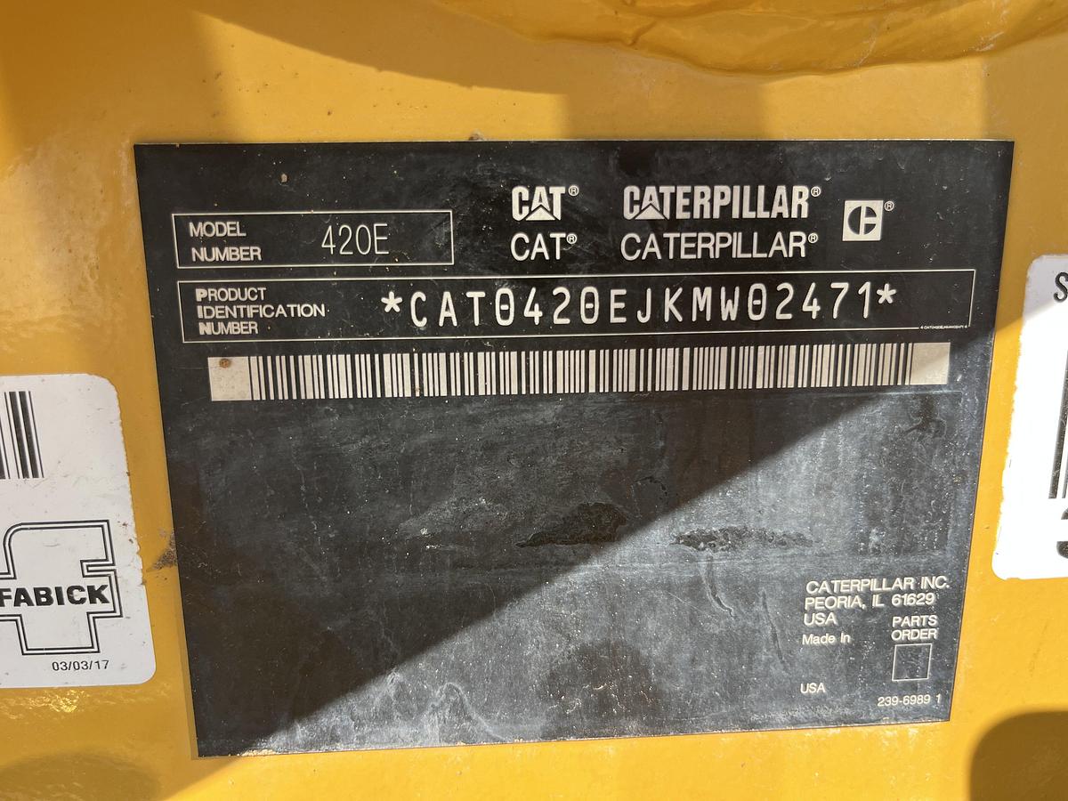 Used 2008 CATERPILLAR 420E EXTANDAHOE BACKHOE LOADER