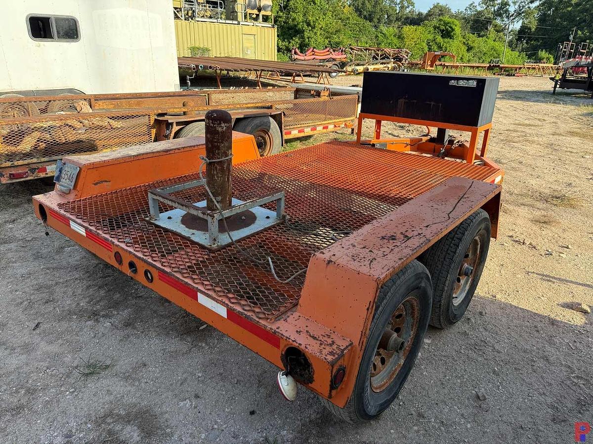 Used SHOP BUILT 10’ T/A BUMPER PULL BOP TRAILER