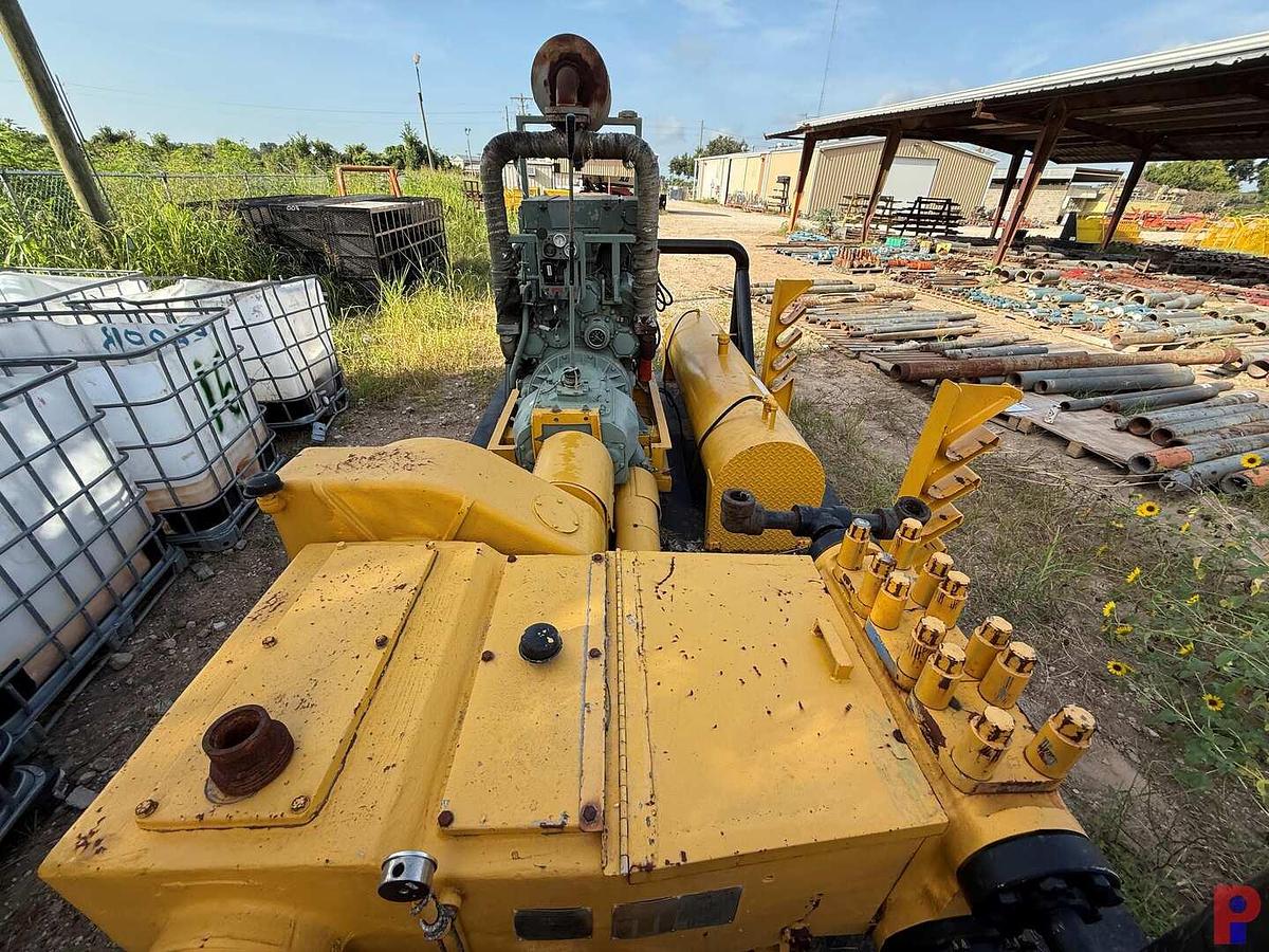 Used JWS 165L TRIPLEX WELL SERVICE PUMP P/B DETROIT DIESEL, SKIDDED