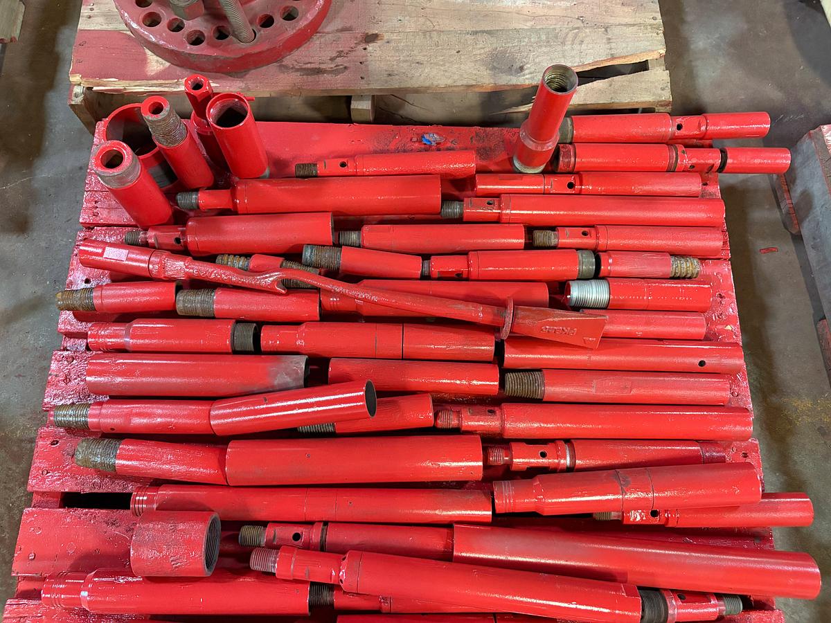 Used Pallet of assorted sucker rod fishing tools