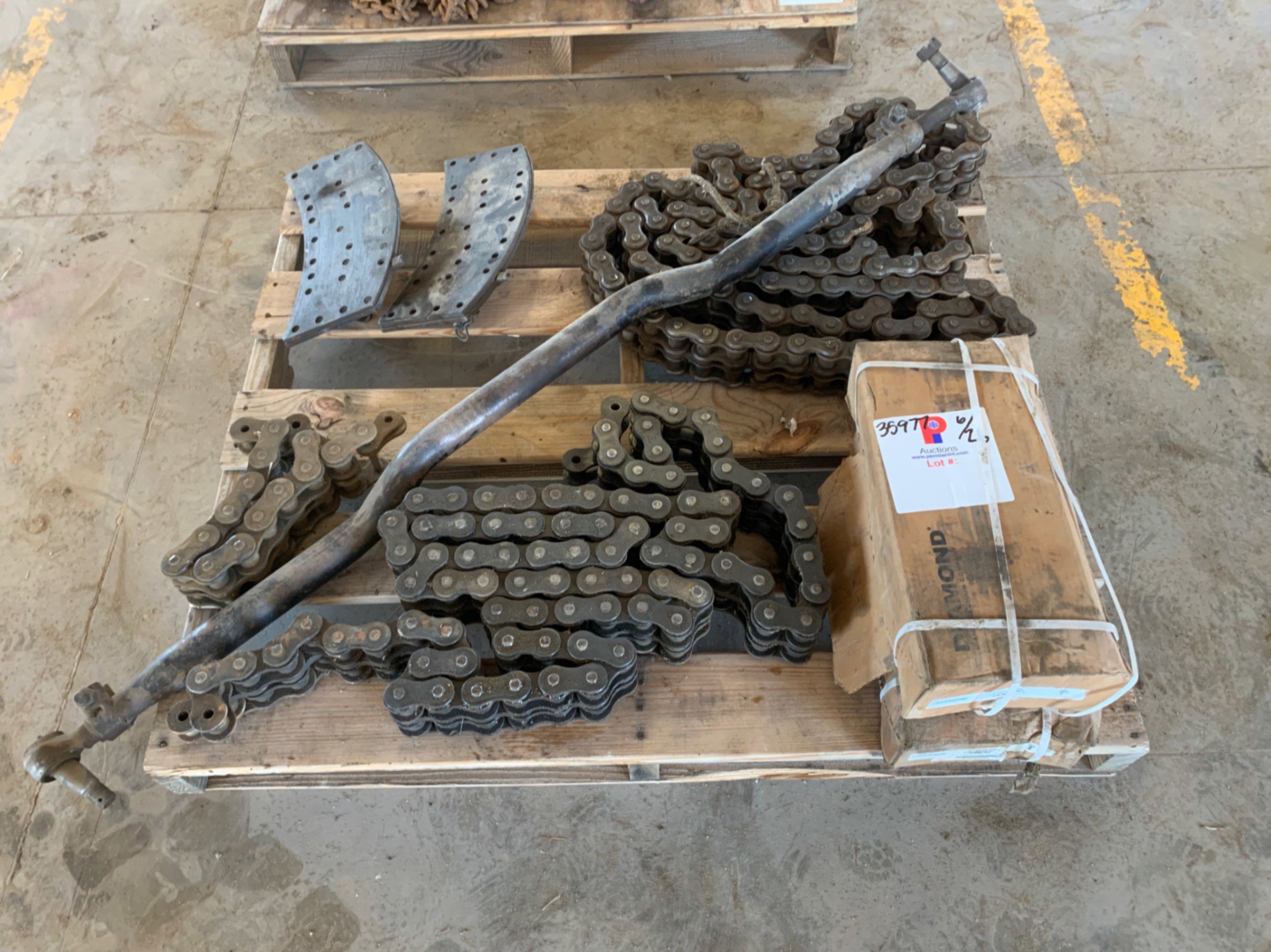 Used Pallets of Diamond 140, NEW Diamond 80 Chains, and Draw Work Assist Brake Pads