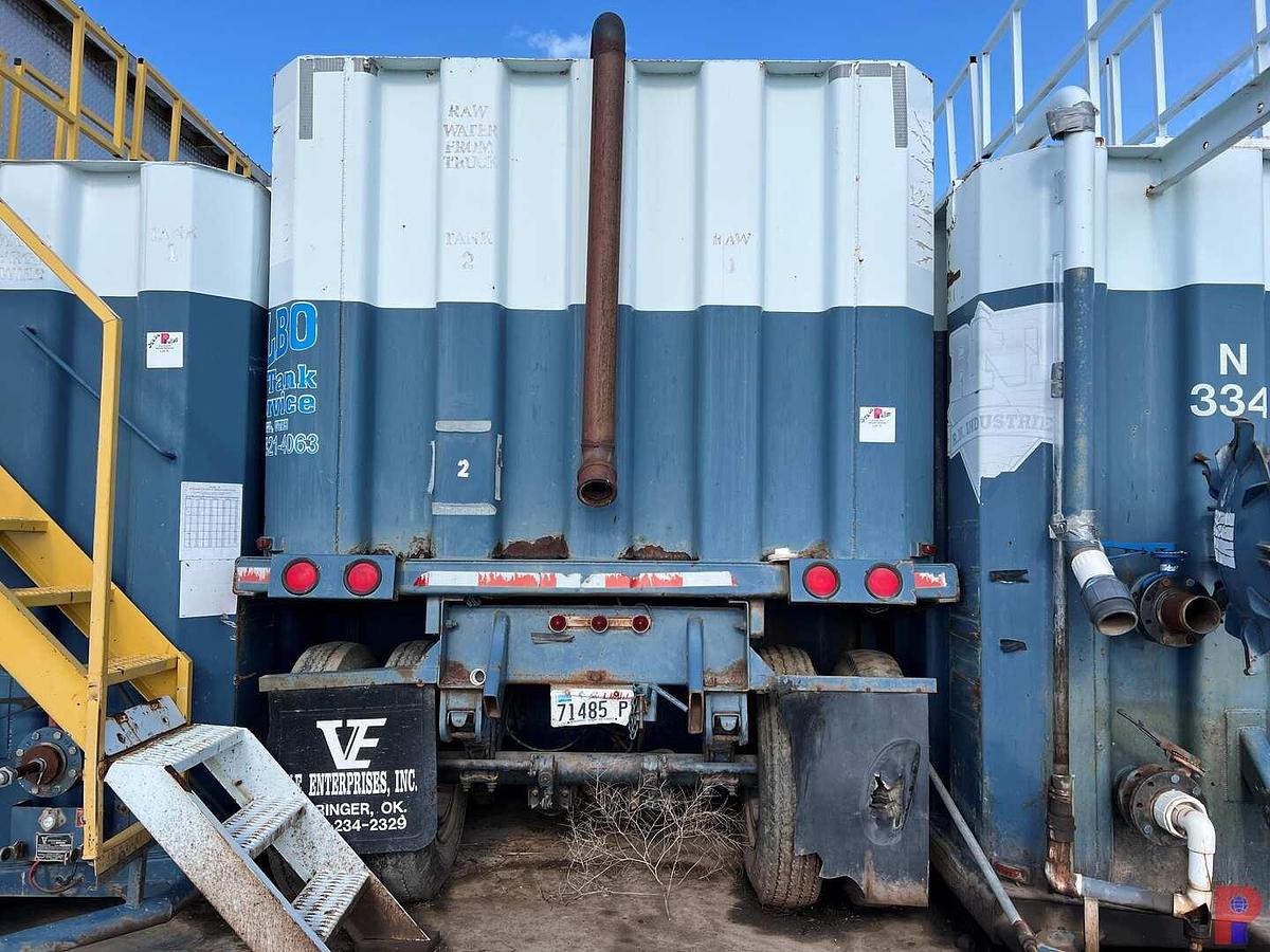 Used 1998 V.E. ENTERPRISES 500BBL SINGLE AXLE FRAC TANK