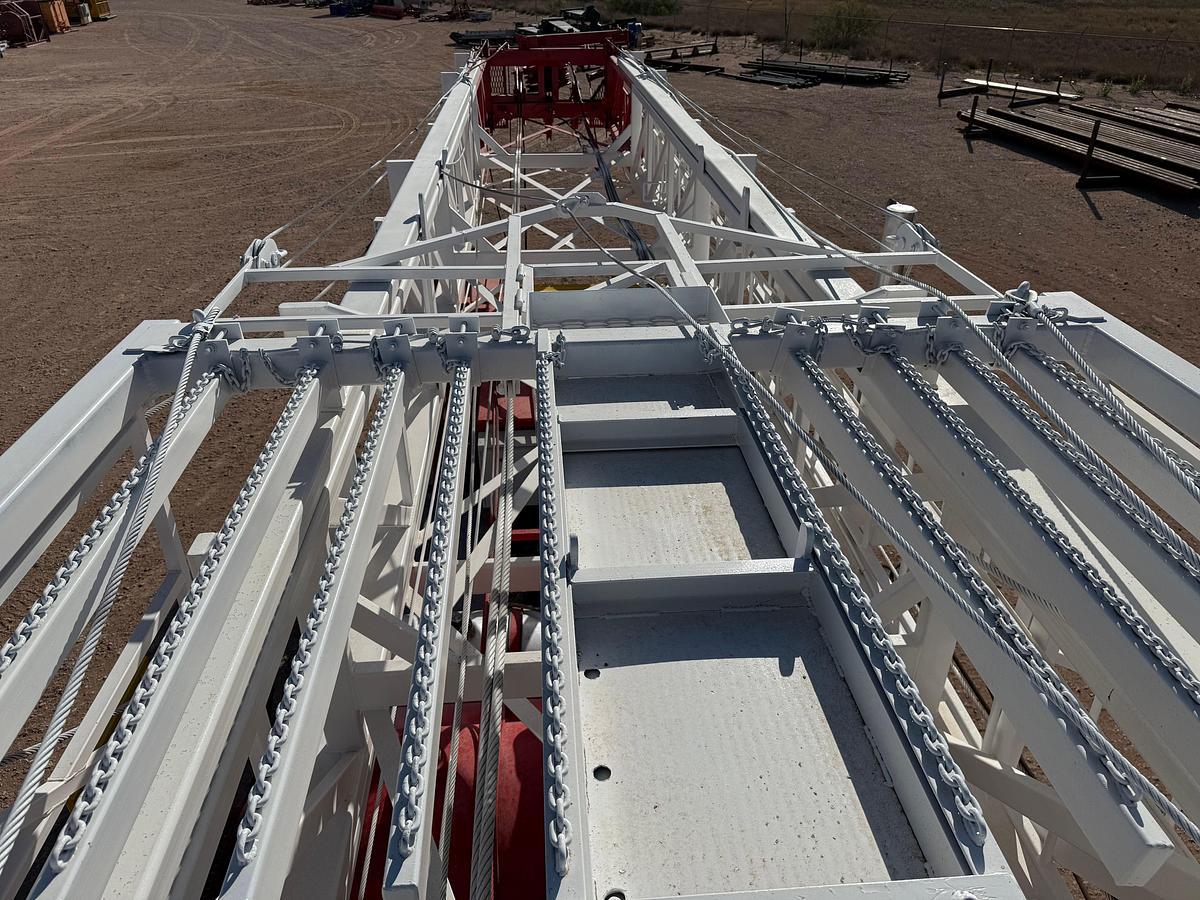 Used 2012 RIG WORKS MUSTANG 550 DD 104’-275K 5-AXLE WELL SERVICE RIG