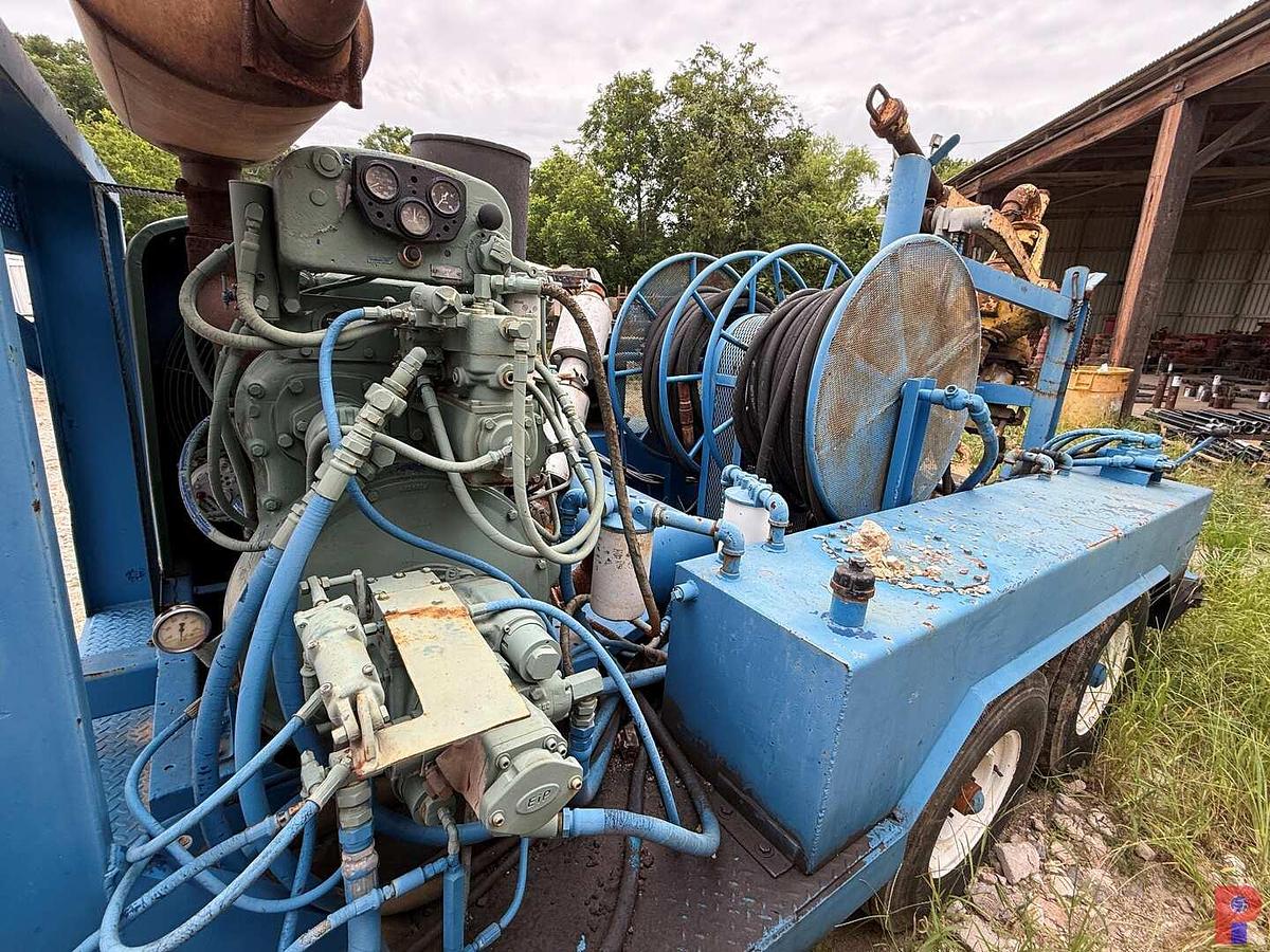 Used EVCO 85 TON POWER SWIVEL MTD. ON 19’ T/A GOOSENECK TRAILER