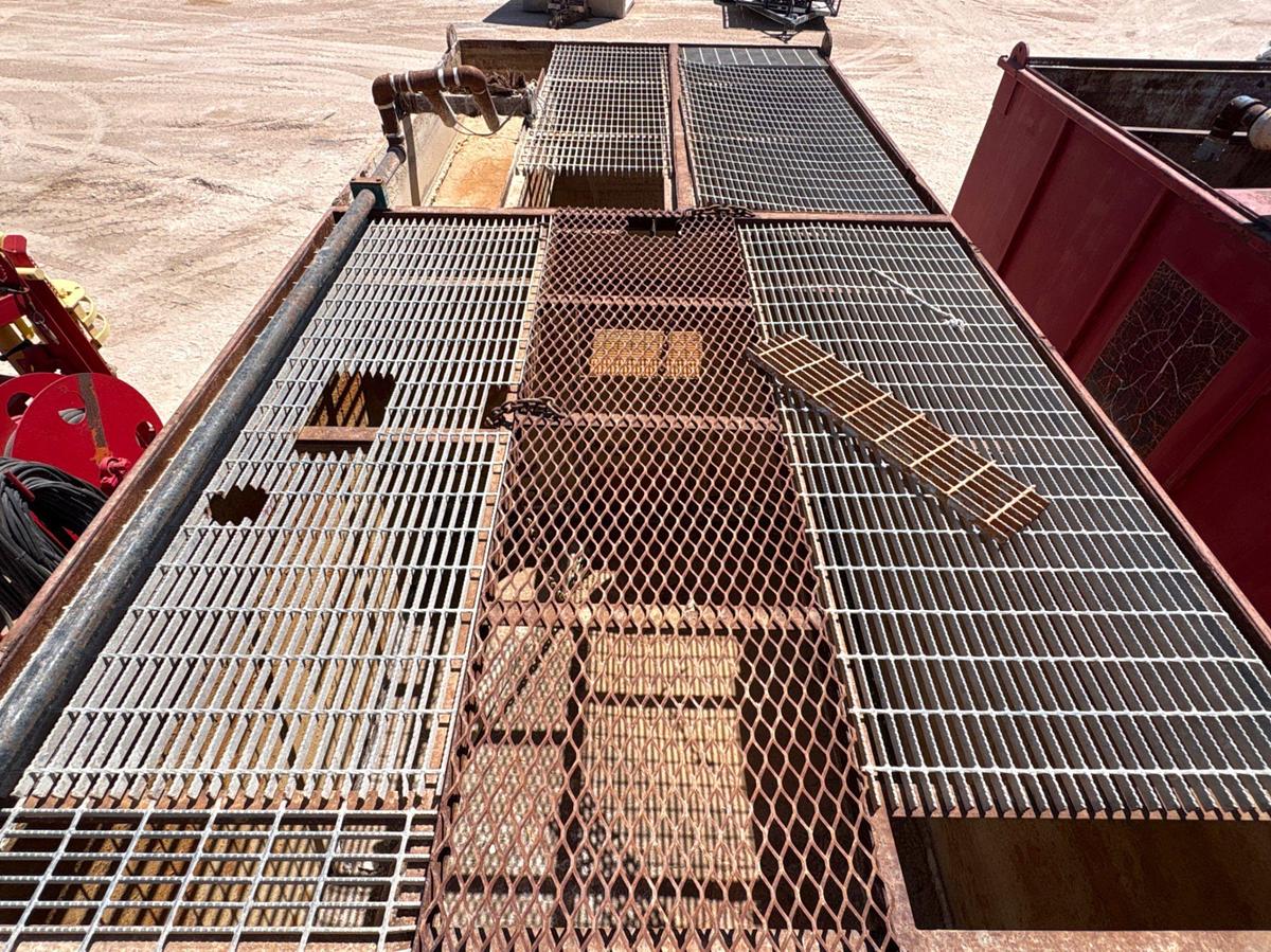 Used 16’ x 92” x 6’ open top 2-compartment tank