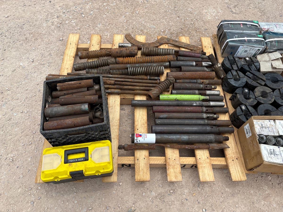 Used Pallet of assorted sucker rod fishing tools
