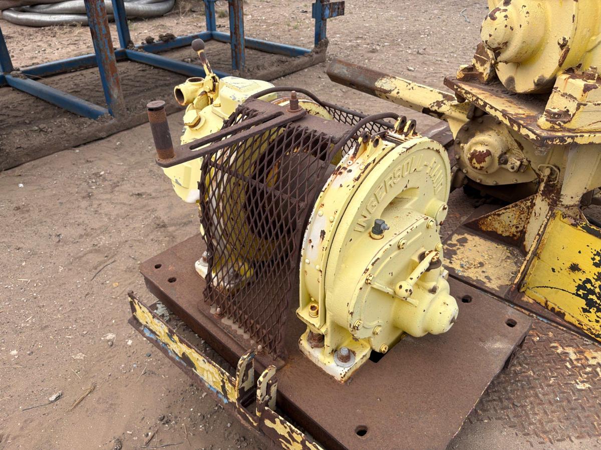 Used (4) ingersoll Rand air tuggers & 9’ x 5.5’ platform