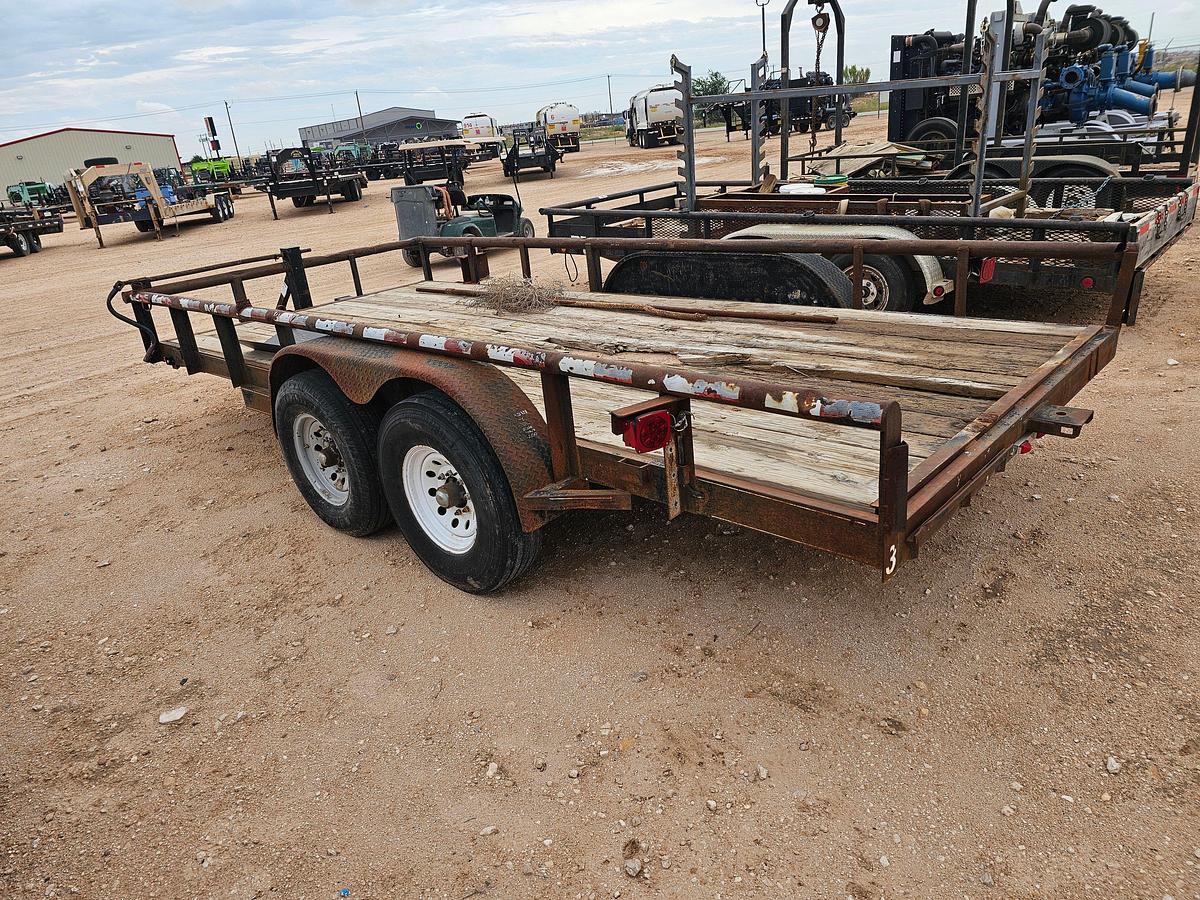 Used 2011 C&M TRAILERS 16’ X 7’ T/A BUMPER PULL UTILITY TRAILER