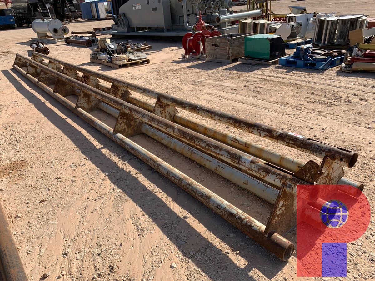 Used (2X$) 35’ X 18” TRIANGLE PIPE RACK