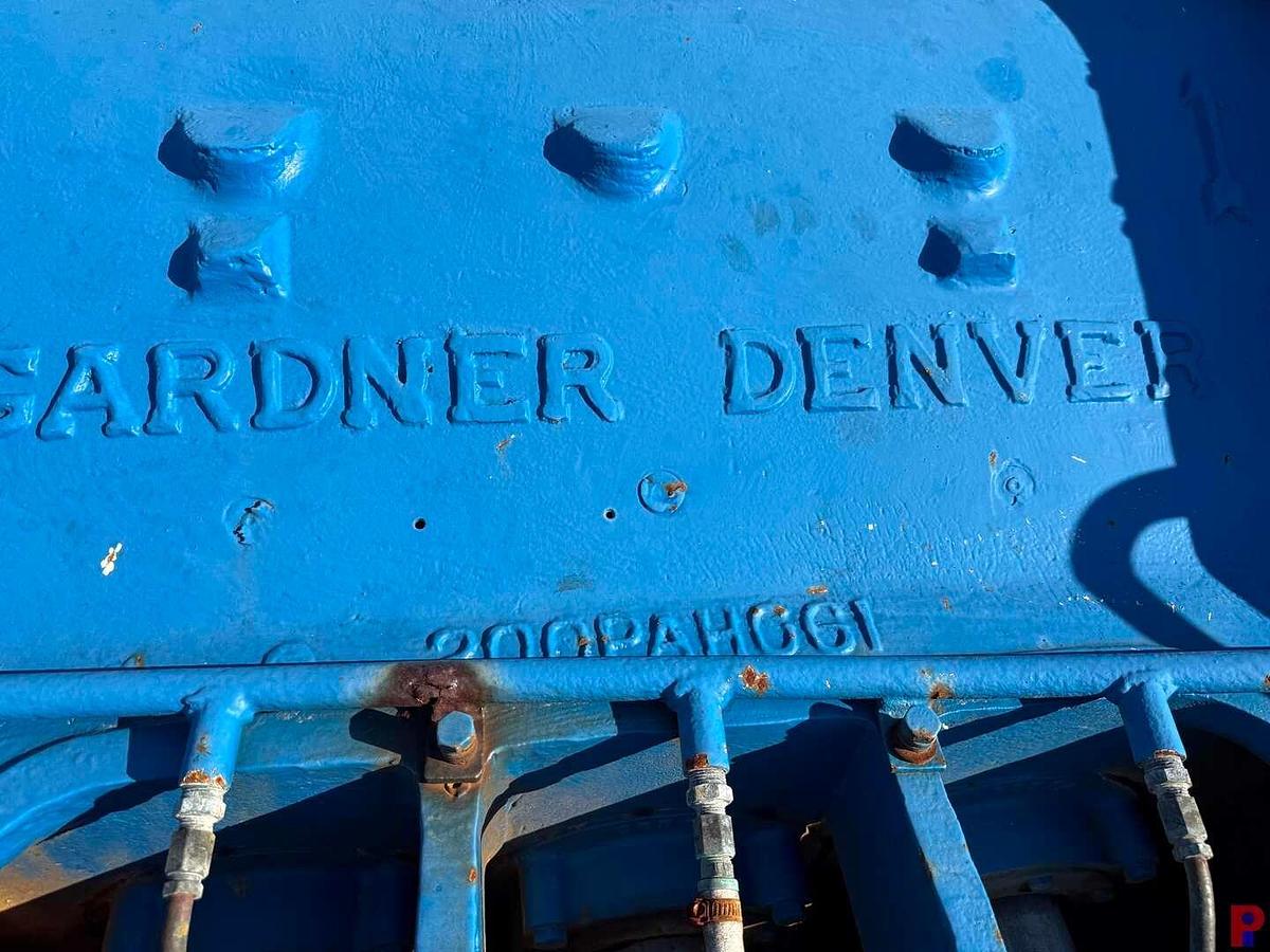Used GARDNER DENVER PAH TRIPLEX WELL SERVICE PUMP P/B DETROIT 12V71 ALLISON TRANS.