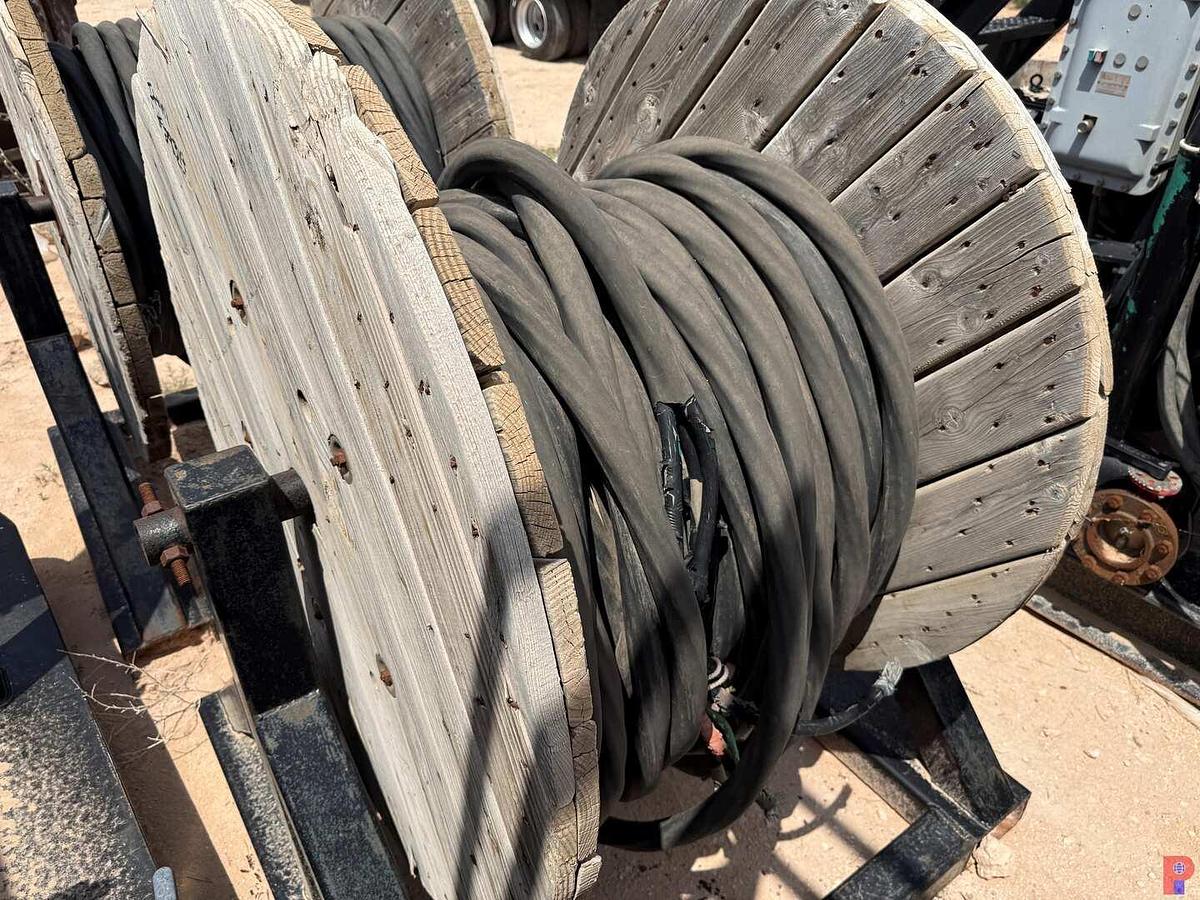 Used 27’L X 10’W X 6.5’H 2-COMPARTMENT 260 BBL. MIXING TANK P/B (4) 75 HP ELECTRIC MOTORS