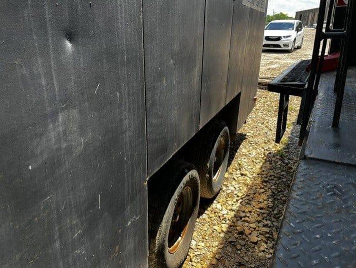Used 12' X 7' T/A DOGHOUSE BP TRAILER