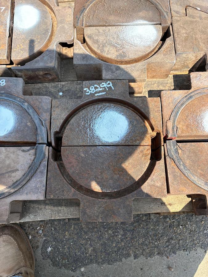 Used Set of (2) 9-1/2”W blind bop rams