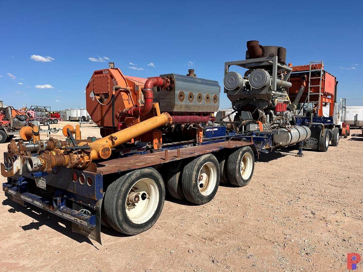 Used 2011 SERVA 3-AXLE TRAILER MOUNTED FRAC PUMP