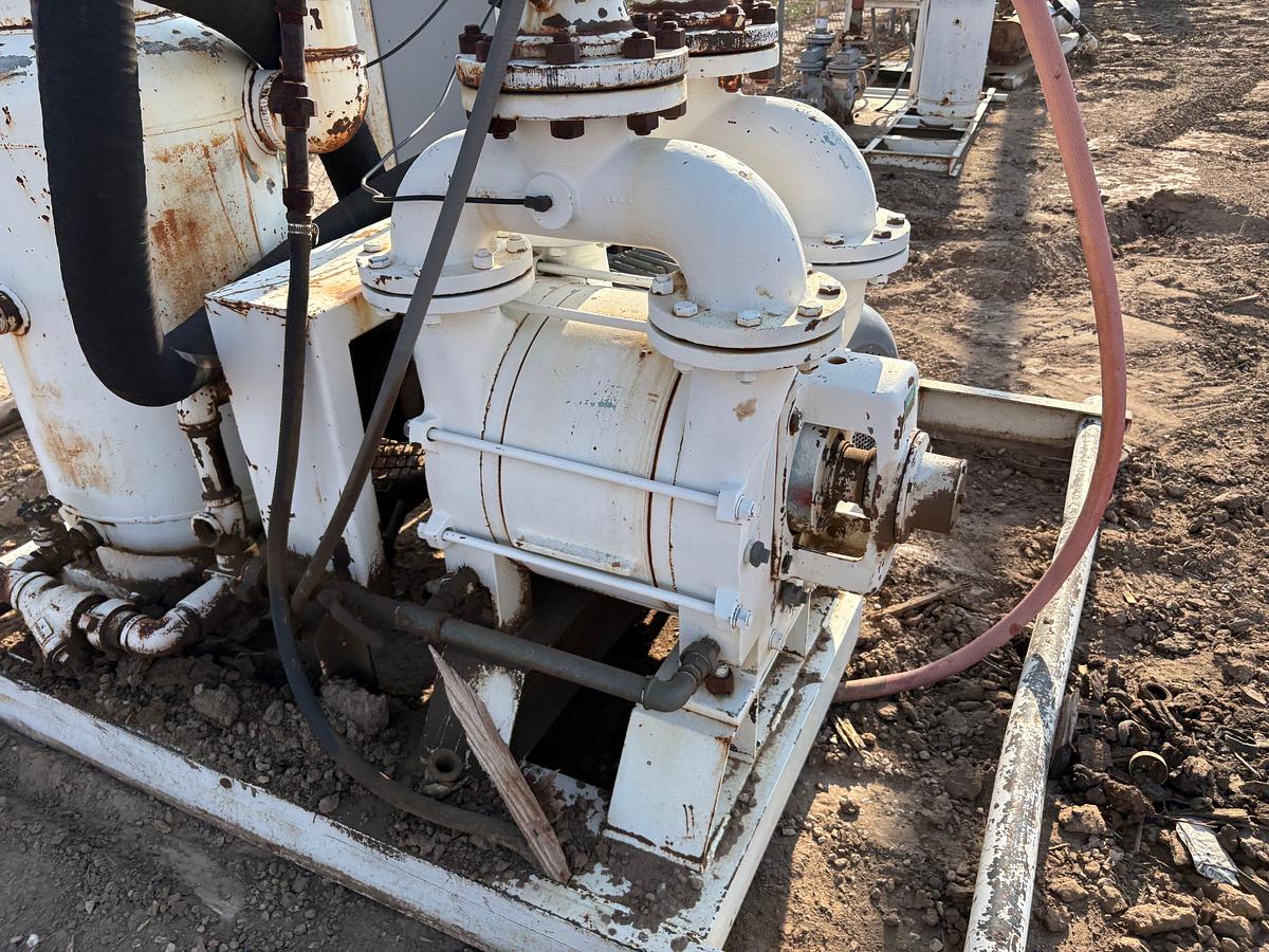 Used Siemens ELMO-F skidded vacuum pump unit