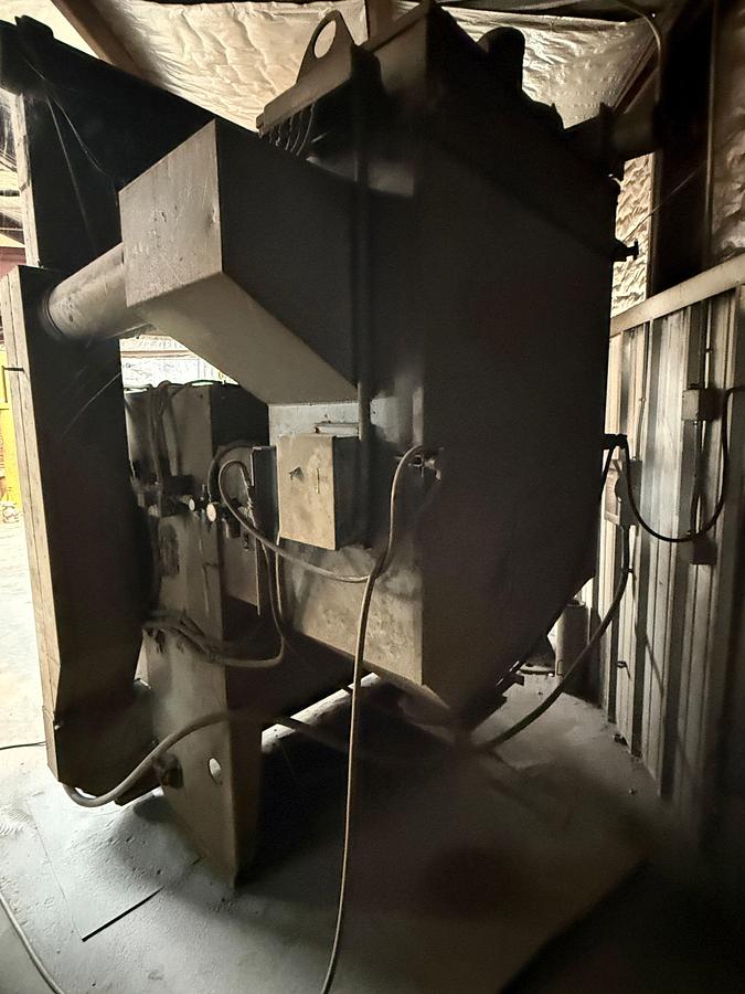 Used 5’W x 4’D x 4’H GEORGE FISCHER GOFF MEDIA BLASTER CABINET