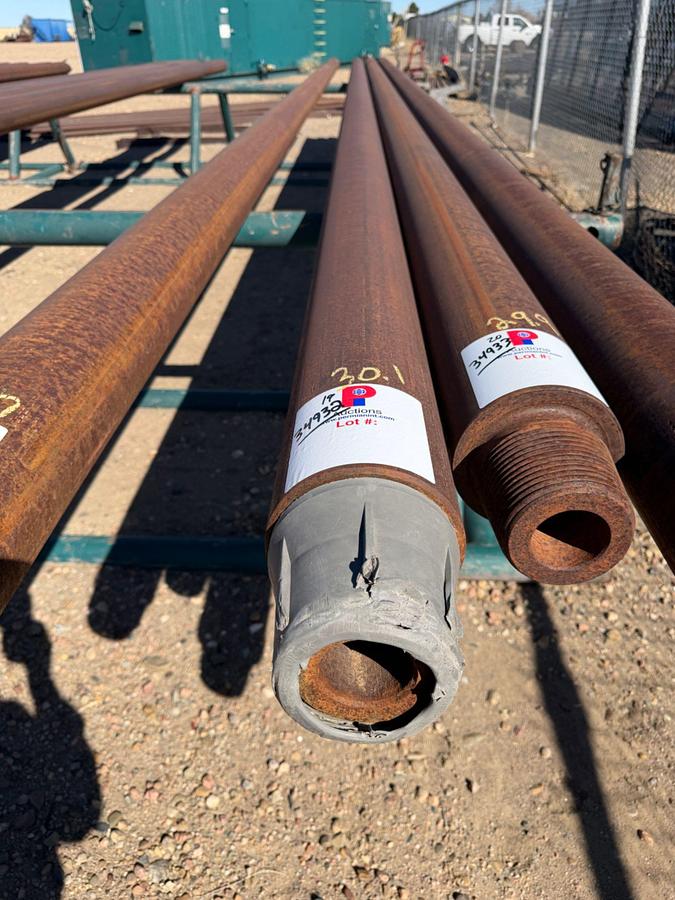 Used 6-1/4" OD X 2-1/4" ID X 30.1' L SGL. RECESS SLICK DRILL COLLAR W/ 4-1/2" XH CONN.