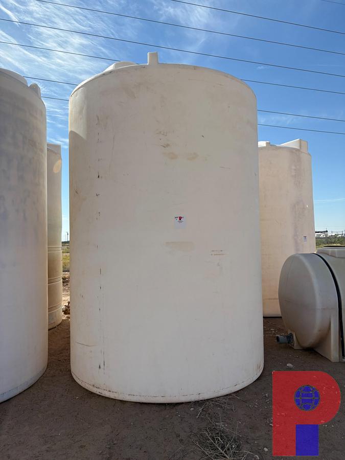 Used (2) 5,000 GALLON POLY TANKS