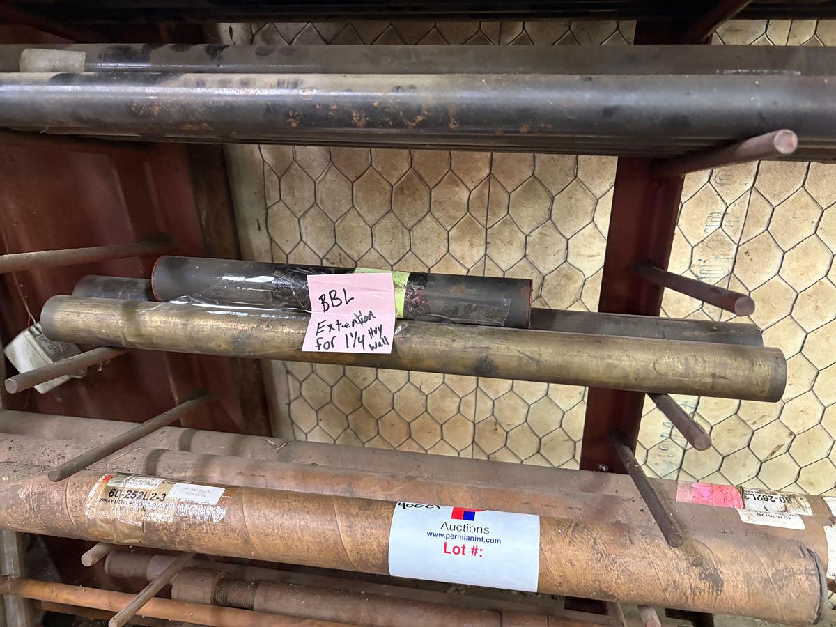 Used (21) assorted 1/2” to 2” plunger tubes & (3) hvy wall BBL extensions