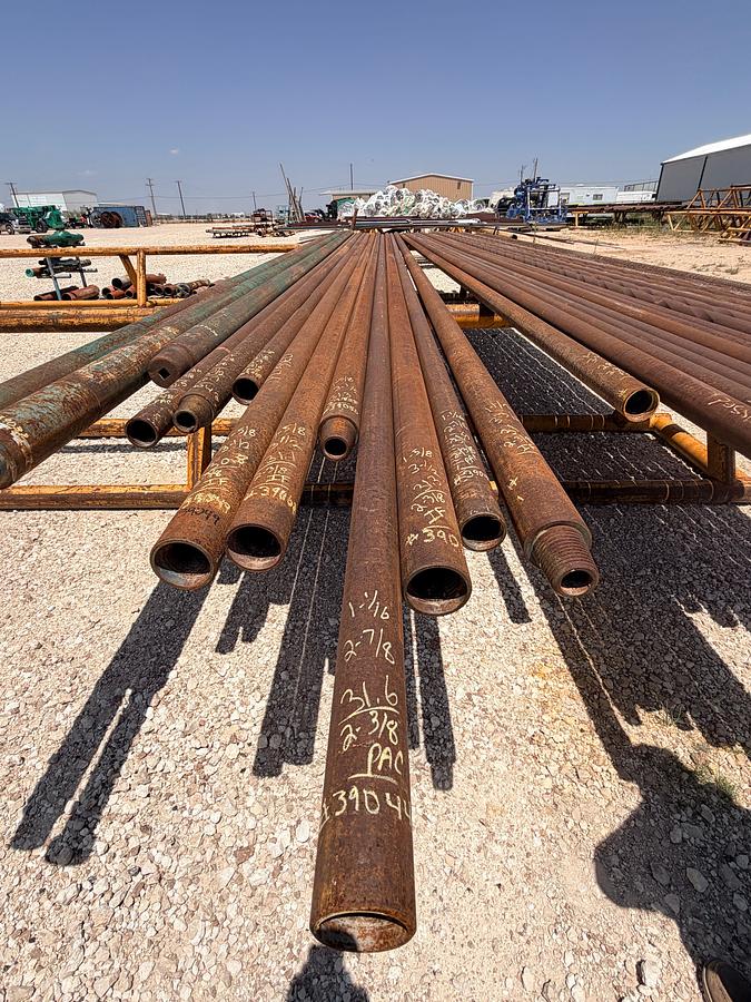 Used 2-7/8 OD x 1-1/16 ID x 31.6 ft. Long Slick Drill Collar w/ 2-3/8 PAC CONN.