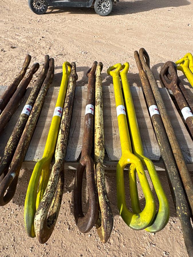 Used (2) 2” x 72” elevator links