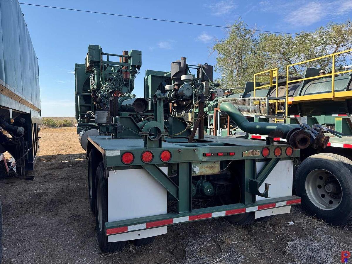 Used T/A FRAC PUMP TRAILER W/ DETROIT DEIESEL 12V 149TTA DIESEL ENGIINE & ALLSION TRANSMISSION