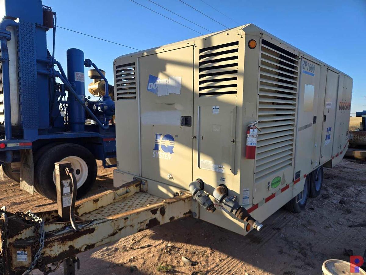 Used 2014 Doosan HP1600 CFM Portable Air Compressor
